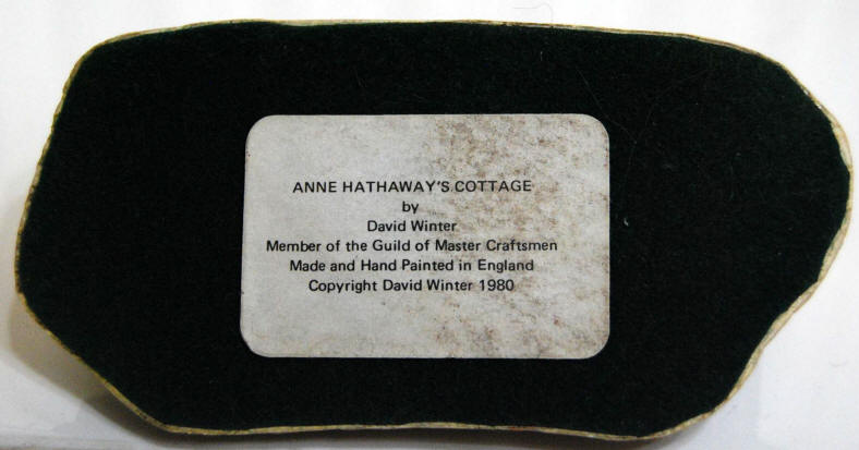Anne Hathaway's Cottage by David Winter