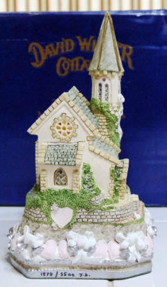 Celebration Chapel premier edition by David Winter Miniature Cottages