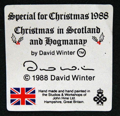 Christmas in Scotland & Hogmanay by David Winter