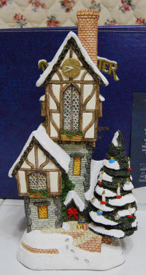 Christmas-Time Clockhouse by David Winter