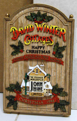 Eggars Hill Christmas Plaque by David Winte