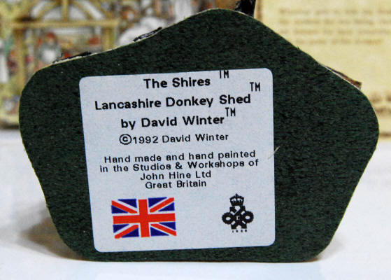 Lancashire Donkey Shed by David Winter (Shire)