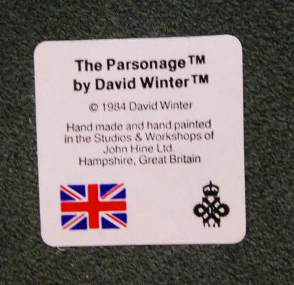 The Parsonage by David Winter