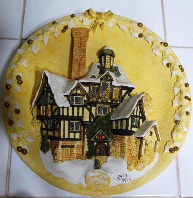 The Scrooge Family Home Christmas Plaque