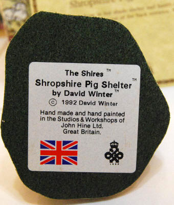 Shropshire Pig Shelter by David Winter