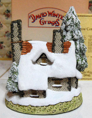 Snow Cottage by David Winter, Signed