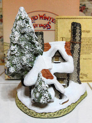 Snow Cottage by David Winter, Signed
