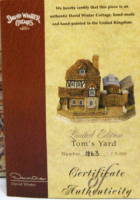 Toms Yard by David Winter